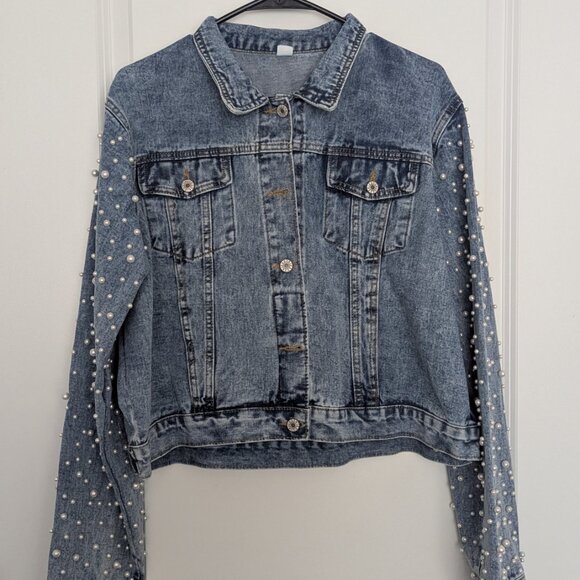 Bridal jean jacket - Picture 2 of 2